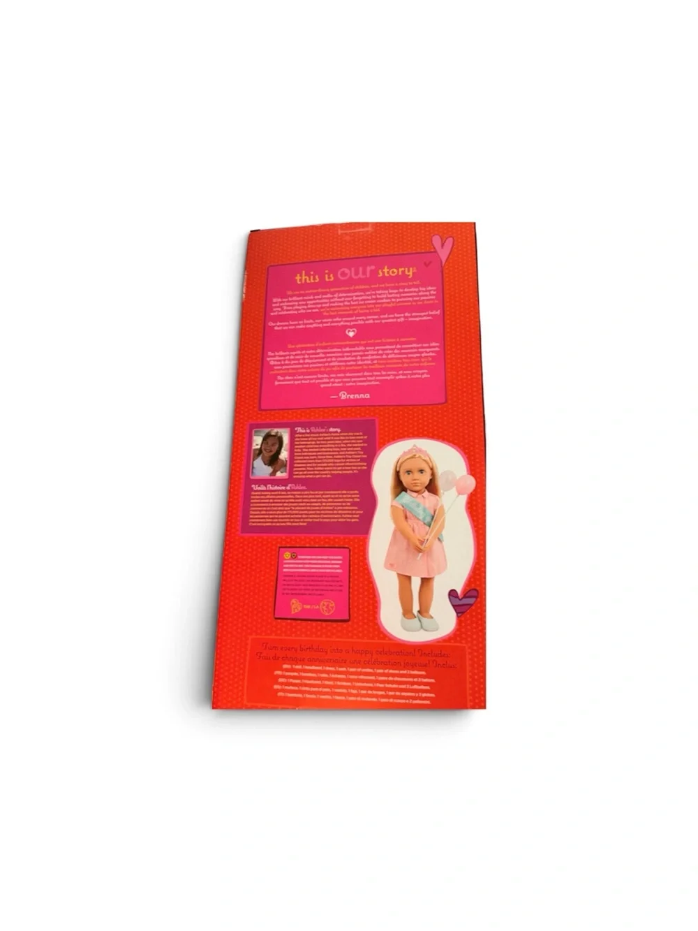 Our Generation 18” Birthday Girl Doll. Blonde hair and blue eyes. New in box